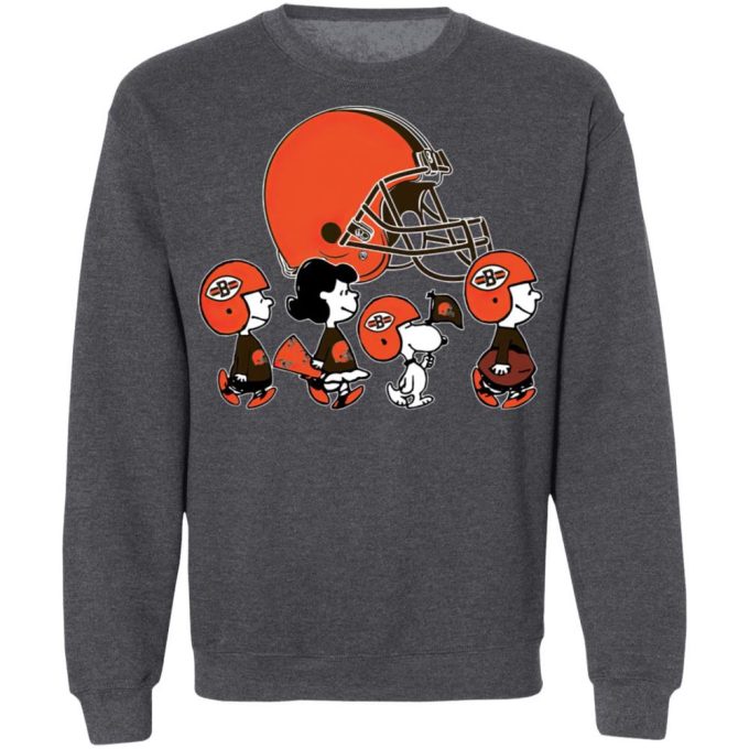 Cheer on the Cleveland Browns with Peanuts Snoopy & Friends NFL Shirt