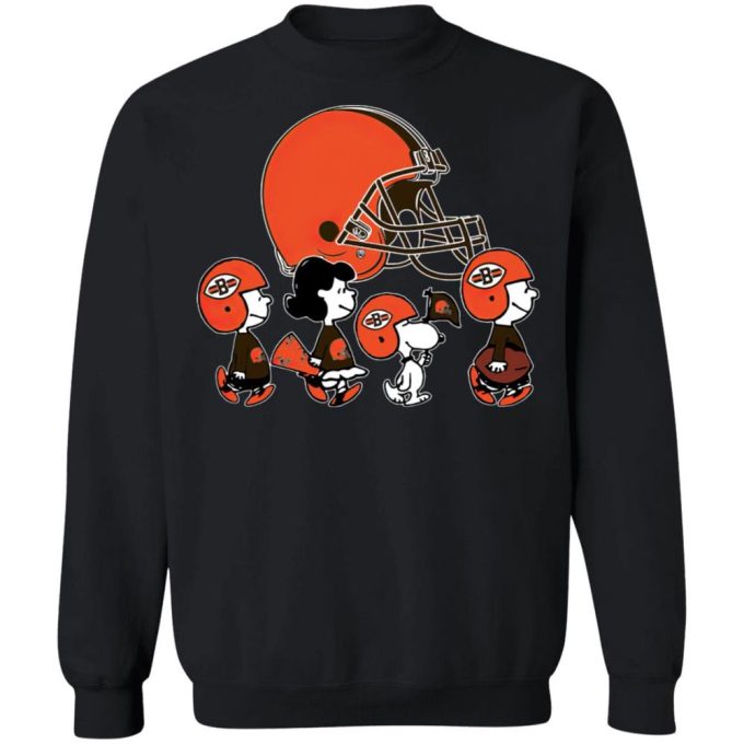 Cheer on the Cleveland Browns with Peanuts Snoopy & Friends NFL Shirt