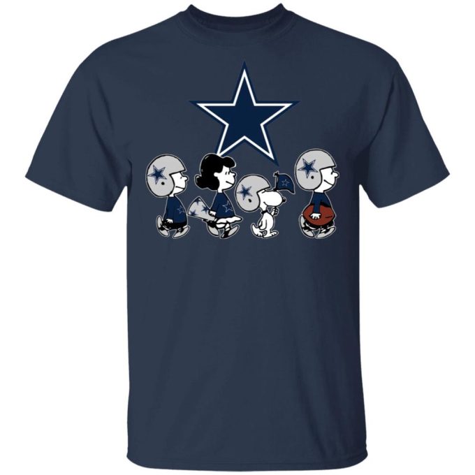 Peanuts Snoopy & Friends Cheer for Dallas Cowboys NFL Shirt: Show Your Team Spirit!