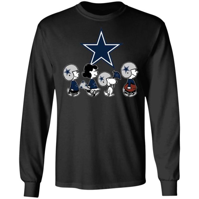 Peanuts Snoopy & Friends Cheer for Dallas Cowboys NFL Shirt: Show Your Team Spirit!
