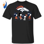Cheer on the Denver Broncos with Peanuts Snoopy and Friends NFL Shirt Cheer on the Denver Broncos with Peanuts Snoopy and Friends NFL Shirt