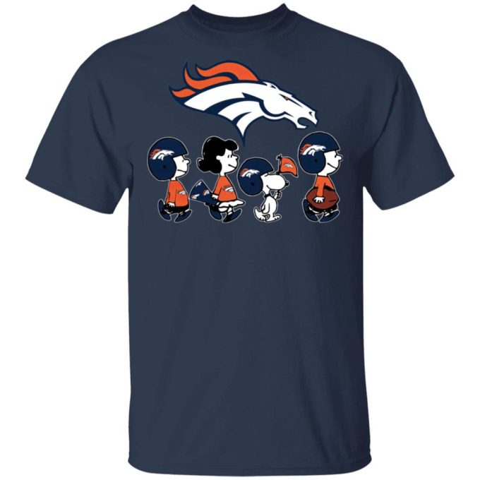 Cheer on the Denver Broncos with Peanuts Snoopy and Friends NFL Shirt