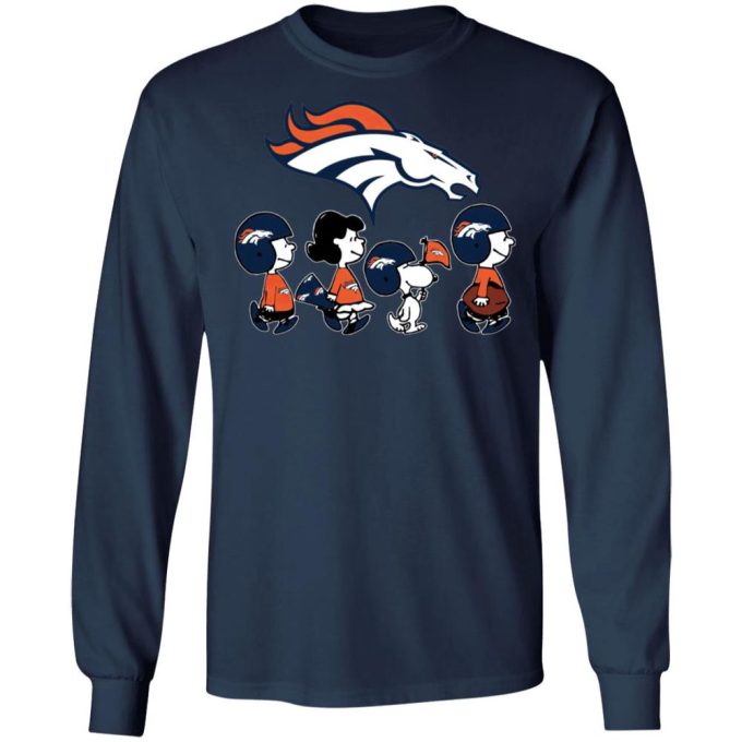 Cheer on the Denver Broncos with Peanuts Snoopy and Friends NFL Shirt