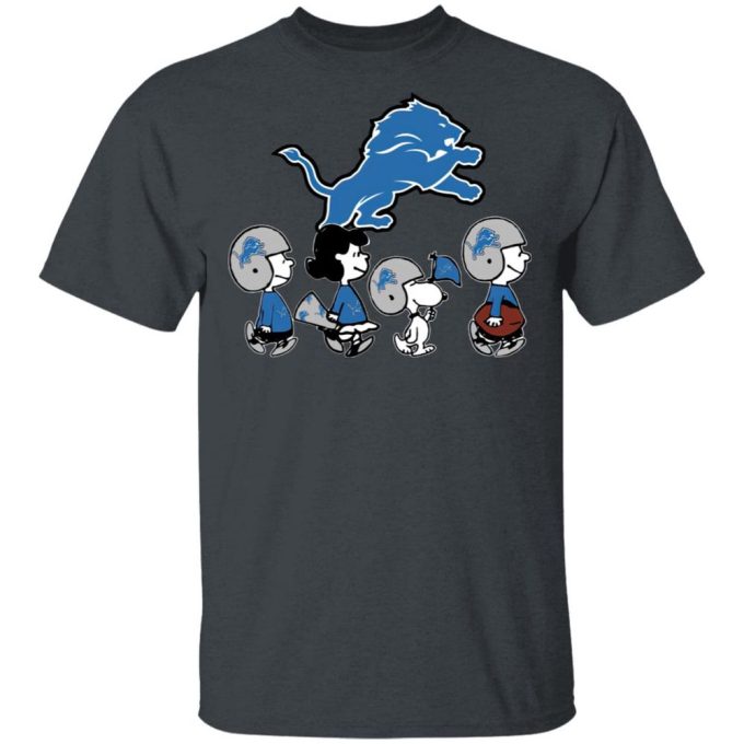 Cheer on the Detroit Lions with Peanuts Snoopy & Friends NFL Shirt