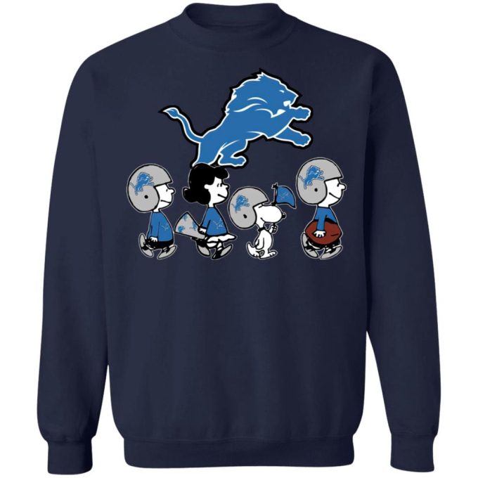 Cheer on the Detroit Lions with Peanuts Snoopy & Friends NFL Shirt