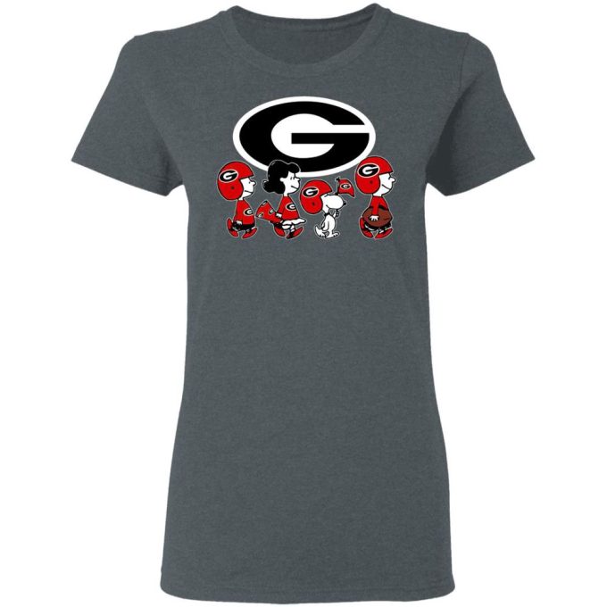 Get Game-Ready with Peanuts Snoopy and Friends: Georgia Bulldogs NCAA Shirt