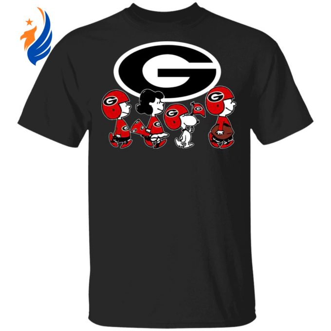 Get Game-Ready with Peanuts Snoopy and Friends: Georgia Bulldogs NCAA Shirt Get Game-Ready with Peanuts Snoopy and Friends: Georgia Bulldogs NCAA Shirt