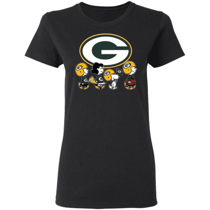 Snoopy and Friends Cheer for Green Bay Packers NFL Shirt – Show Your Support with Peanuts Merchandise!