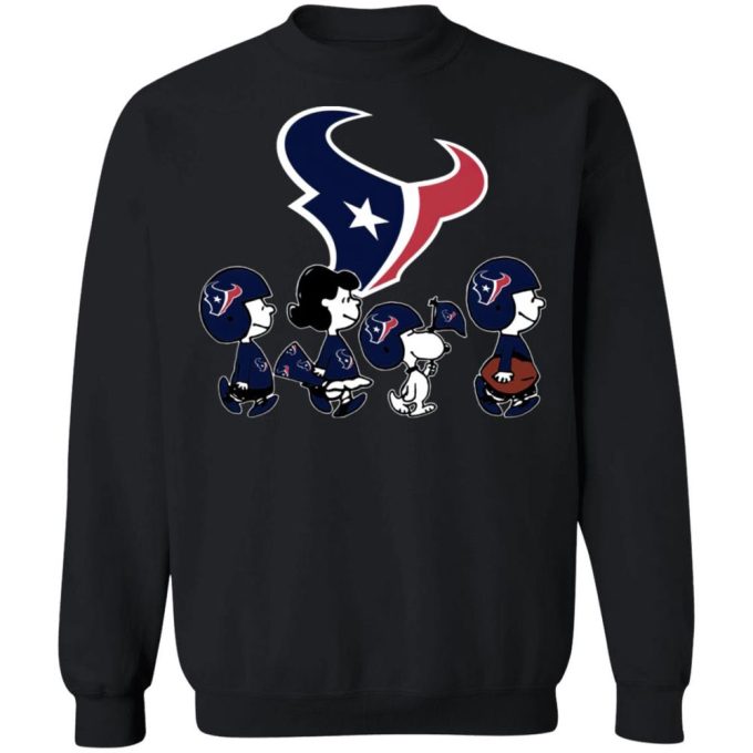 Get Game-Ready with Peanuts Snoopy and Friends NFL Shirt Show Your Houston Texans Support!