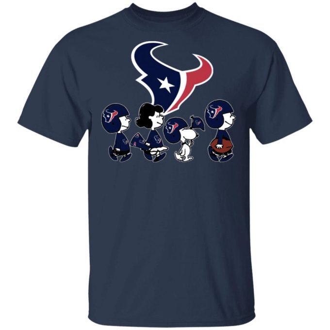 Get Game-Ready with Peanuts Snoopy and Friends NFL Shirt Show Your Houston Texans Support!