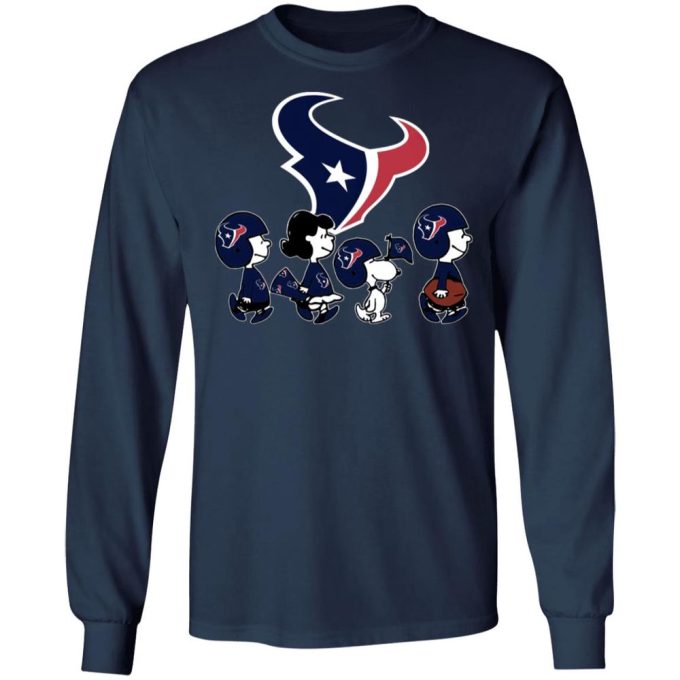 Get Game-Ready with Peanuts Snoopy and Friends NFL Shirt Show Your Houston Texans Support!