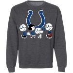 Peanuts Snoopy & Friends Cheer for Indianapolis Colts NFL Shirt: Officially Licensed Team Gear!