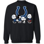 Peanuts Snoopy & Friends Cheer for Indianapolis Colts NFL Shirt: Officially Licensed Team Gear!