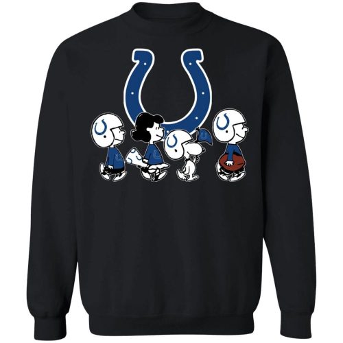 Peanuts Snoopy & Friends Cheer for Indianapolis Colts NFL Shirt: Officially Licensed Team Gear! Peanuts Snoopy & Friends Cheer for Indianapolis Colts NFL Shirt: Officially Licensed Team Gear!