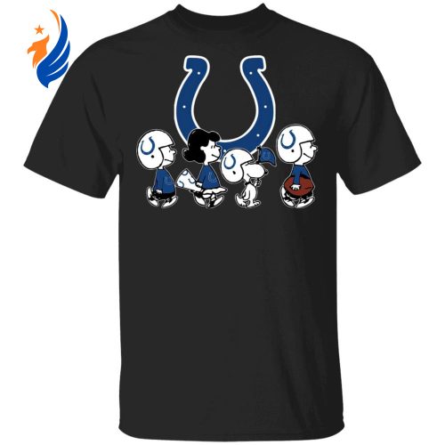 Peanuts Snoopy & Friends Cheer for Indianapolis Colts NFL Shirt: Officially Licensed Team Gear! Peanuts Snoopy & Friends Cheer for Indianapolis Colts NFL Shirt: Officially Licensed Team Gear!