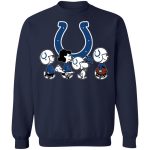 Peanuts Snoopy & Friends Cheer for Indianapolis Colts NFL Shirt: Officially Licensed Team Gear!