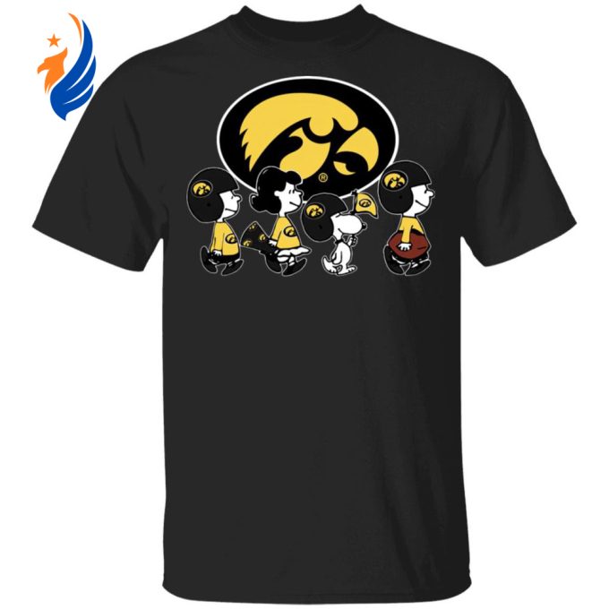 Cheer on the Iowa Hawkeyes with Peanuts Snoopy & Friends NCAA Shirt Cheer on the Iowa Hawkeyes with Peanuts Snoopy & Friends NCAA Shirt