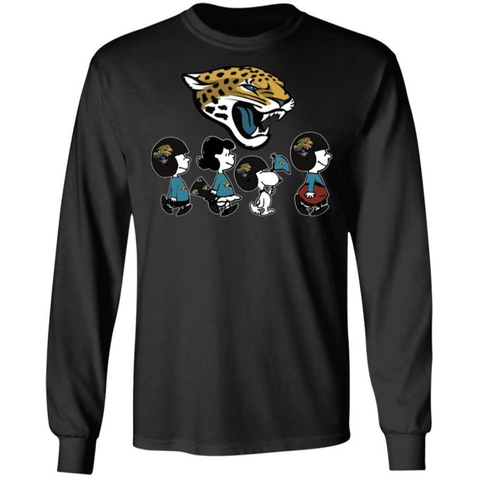 Show Your Team Spirit with Peanuts Snoopy and Friends Jacksonville Jaguars NFL Shirt