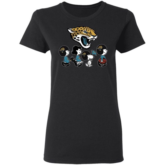 Show Your Team Spirit with Peanuts Snoopy and Friends Jacksonville Jaguars NFL Shirt