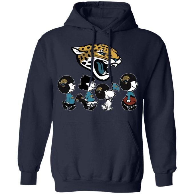 Show Your Team Spirit with Peanuts Snoopy and Friends Jacksonville Jaguars NFL Shirt