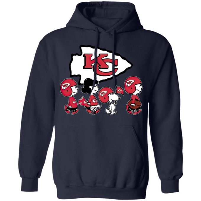 Peanuts Snoopy and Friends Cheer for Kansas City Chiefs NFL Shirt: Show Your Team Spirit!