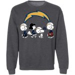 Snoopy and Friends Cheer for Los Angeles Chargers NFL Shirt: Show Your Team Spirit!