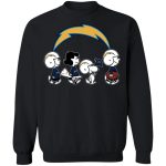 Snoopy and Friends Cheer for Los Angeles Chargers NFL Shirt: Show Your Team Spirit!
