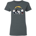 Snoopy and Friends Cheer for Los Angeles Chargers NFL Shirt: Show Your Team Spirit!