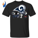 Peanuts Snoopy & Friends Cheer for Los Angeles Rams NFL Shirt – Show Your Team Spirit!