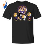 Cheer on LSU Tigers with Peanuts Snoopy & Friends NCAA Shirt – Officially Licensed LSU Apparel Cheer on LSU Tigers with Peanuts Snoopy & Friends NCAA Shirt – Officially Licensed LSU Apparel