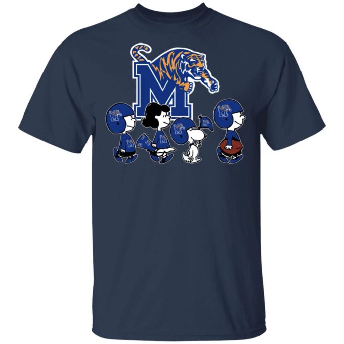 Cheer on the Memphis Tigers with Peanuts Snoopy and Friends NCAA Shirt