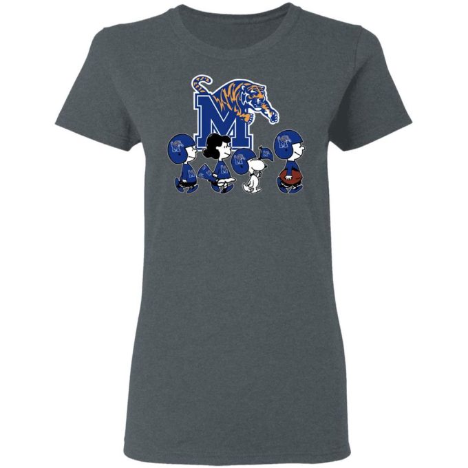 Cheer on the Memphis Tigers with Peanuts Snoopy and Friends NCAA Shirt