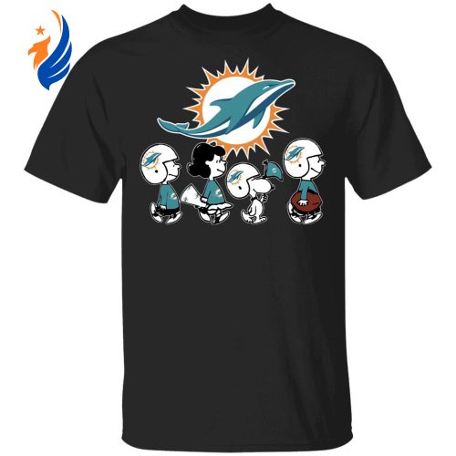 Peanuts Snoopy & Friends Cheer for Miami Dolphins NFL Shirt: Show Your Team Spirit! Peanuts Snoopy & Friends Cheer for Miami Dolphins NFL Shirt: Show Your Team Spirit!