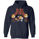 Peanuts Snoopy & Friends Cheer for Minnesota Golden Gophers NCAA Shirt – Show Your Team Spirit!