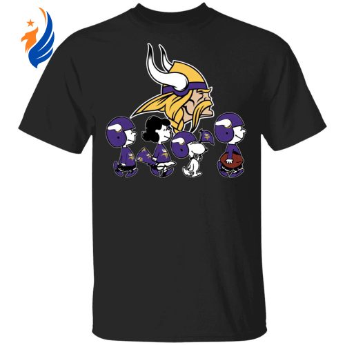Cheer on the Minnesota Vikings with Peanuts Snoopy and Friends NFL Shirt Cheer on the Minnesota Vikings with Peanuts Snoopy and Friends NFL Shirt