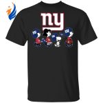 Cheer on the New York Giants with Peanuts Snoopy and Friends NFL Shirt Cheer on the New York Giants with Peanuts Snoopy and Friends NFL Shirt