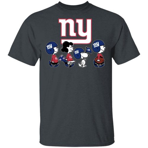 Cheer on the New York Giants with Peanuts Snoopy and Friends NFL Shirt Cheer on the New York Giants with Peanuts Snoopy and Friends NFL Shirt