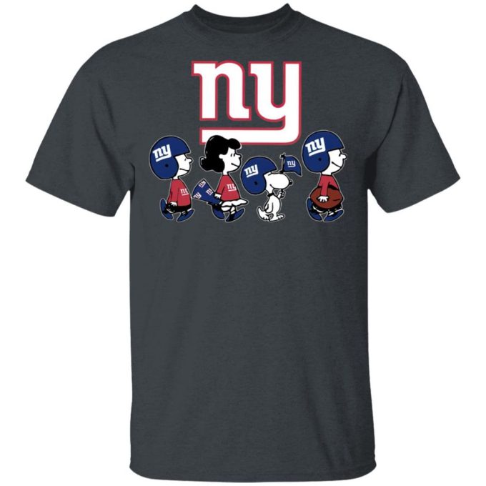 Cheer on the New York Giants with Peanuts Snoopy and Friends NFL Shirt