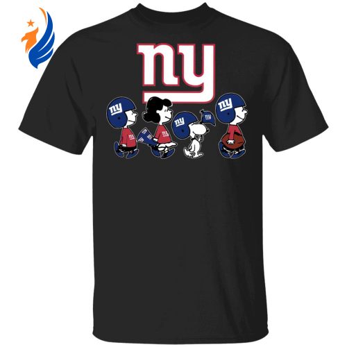 Cheer on the New York Giants with Peanuts Snoopy and Friends NFL Shirt Cheer on the New York Giants with Peanuts Snoopy and Friends NFL Shirt