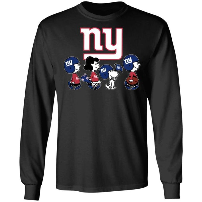 Cheer on the New York Giants with Peanuts Snoopy and Friends NFL Shirt