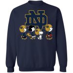 Get Game-Ready with Peanuts Snoopy and Friends Cheer for Notre Dame Fighting Irish NCAA Shirt Get Game-Ready with Peanuts Snoopy and Friends Cheer for Notre Dame Fighting Irish NCAA Shirt