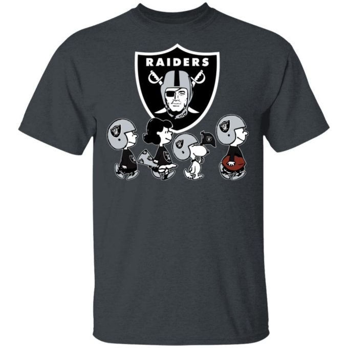 Cheer on the Oakland Raiders with Peanuts Snoopy & Friends NFL Shirt