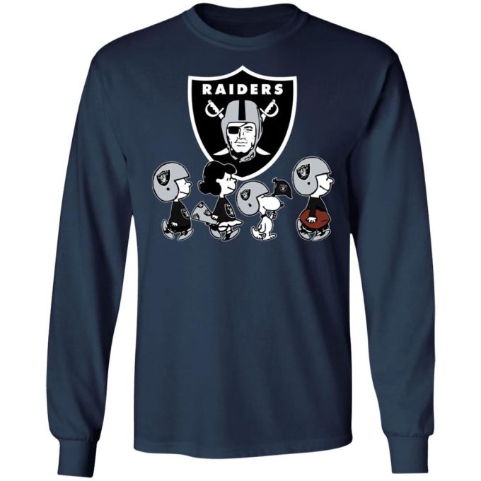 Cheer on the Oakland Raiders with Peanuts Snoopy & Friends NFL Shirt