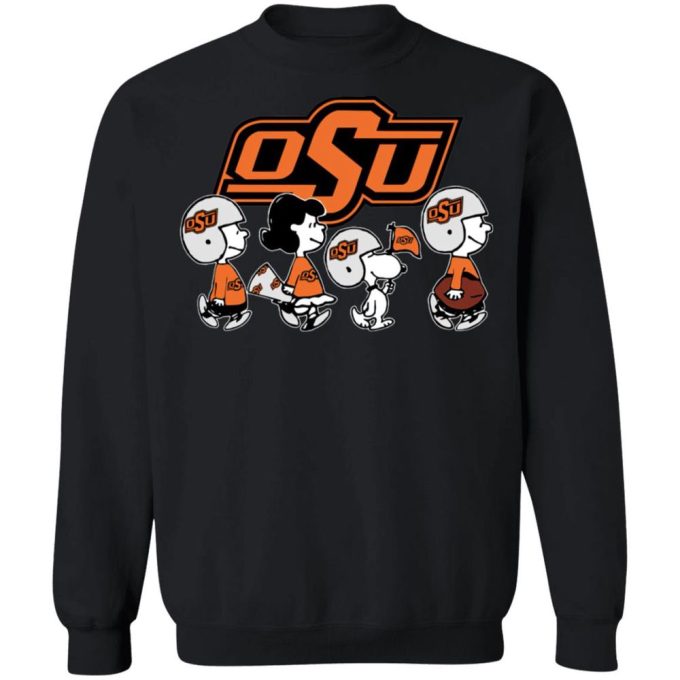Peanuts Snoopy & Friends Oklahoma State Cowboys NCAA Shirt: Cheer for Your Team!
