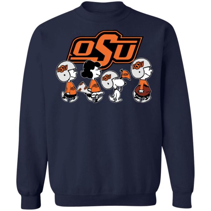 Peanuts Snoopy & Friends Oklahoma State Cowboys NCAA Shirt: Cheer for Your Team!