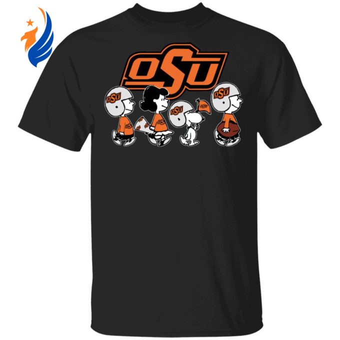 Peanuts Snoopy & Friends Oklahoma State Cowboys NCAA Shirt: Cheer for Your Team!