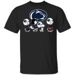 Peanuts Snoopy & Friends Cheer for Penn State Nittany Lions NCAA Shirt: Officially Licensed Team Apparel