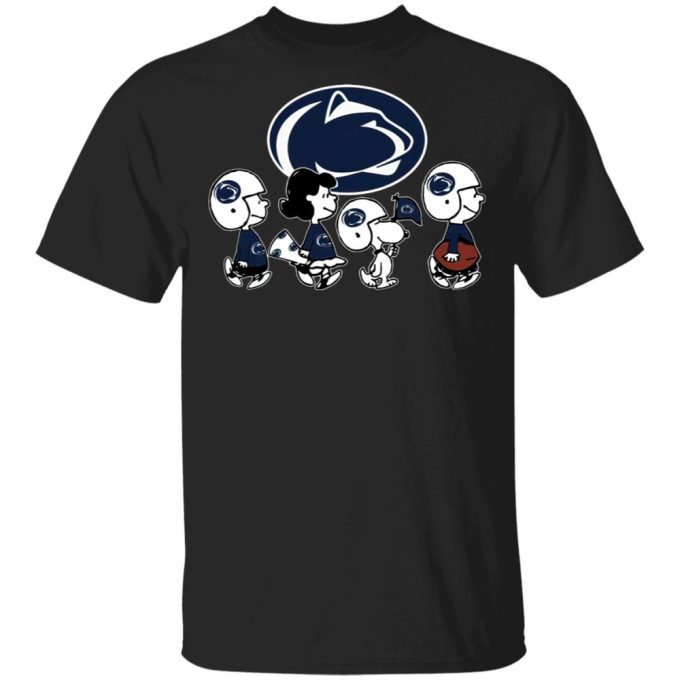 Peanuts Snoopy & Friends Cheer for Penn State Nittany Lions NCAA Shirt: Officially Licensed Team Apparel