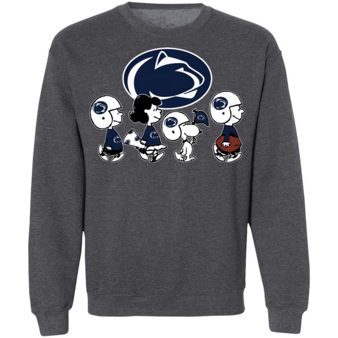 Peanuts Snoopy & Friends Cheer for Penn State Nittany Lions NCAA Shirt: Officially Licensed Team Apparel