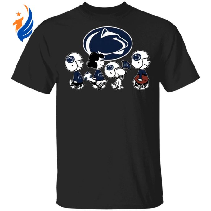Peanuts Snoopy & Friends Cheer for Penn State Nittany Lions NCAA Shirt: Officially Licensed Team Apparel